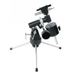Skywatcher tabletop EQ1 GEQ mount with RA drive and multi-speed hand controller.