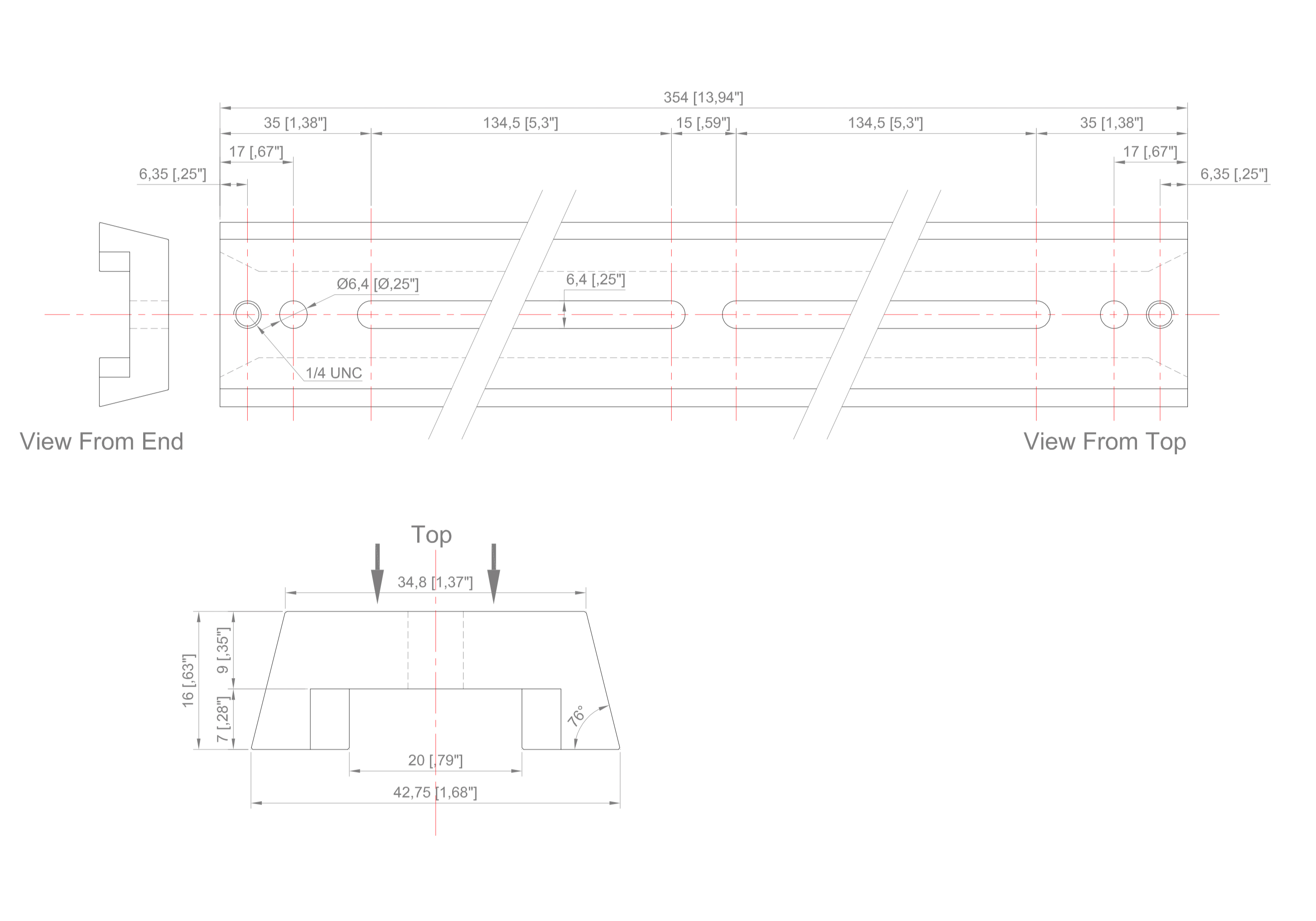 Vixen shop dovetail dimensions