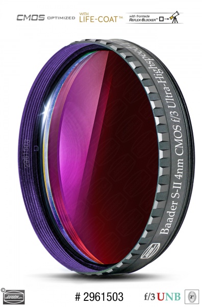 Baader 4nm F3 Narrow Band SII Filter - CMOS Optimised