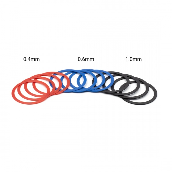 Astrodymium Colour Coded Fine Tuning Spacer Rings for M42 Threads (12x)