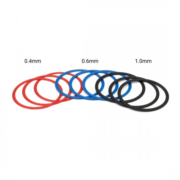 Astrodymium Colour Coded Fine Tuning Spacer Rings for M54 Threads (9x)
