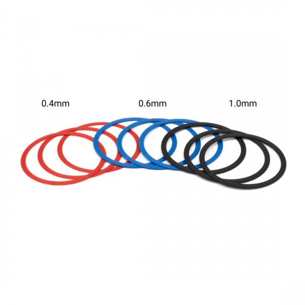 Astrodymium Colour Coded Fine Tuning Spacer Rings for M54 Threads (9x)