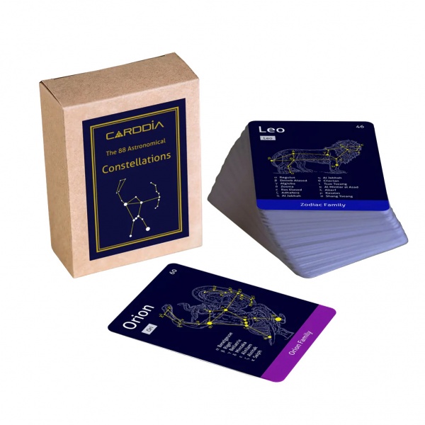 CardDia The 88 Astronomical Constellations Flashcards