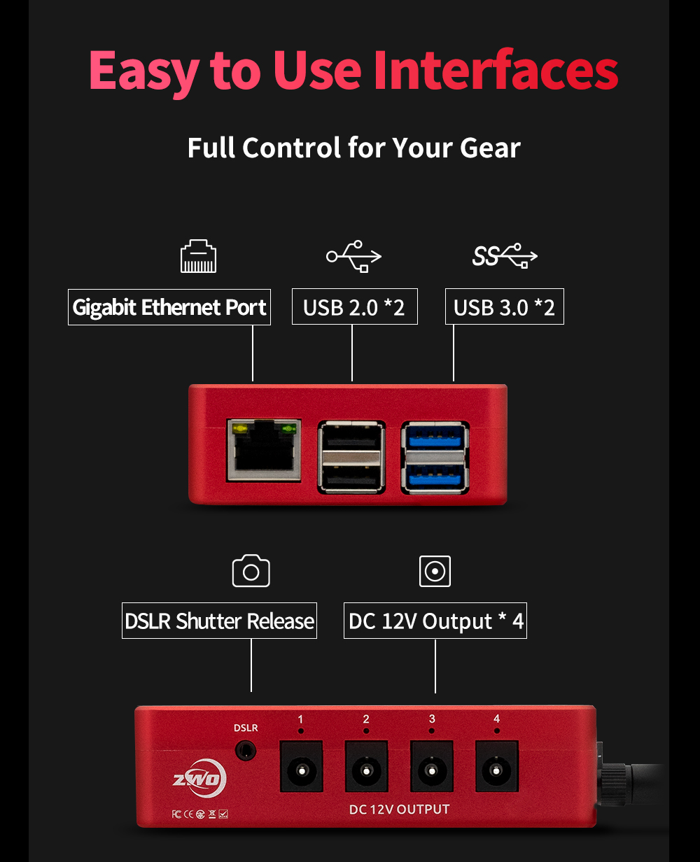 ZWO ASiair Plus 256G Wireless Astrophotography Controller ZWO ASiair Plus 256G Wireless Astrophotography Controller