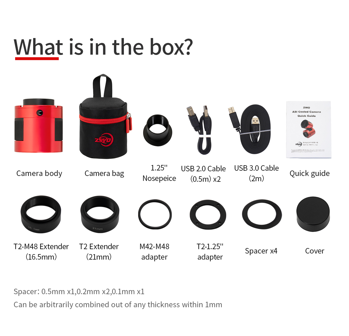 ZWO ASI 991MM-Pro SWIR (Short Wave InfraRed) DSO Cooled Camera | First ...