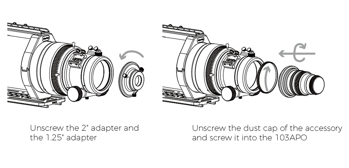 Askar Field Flattener for 140 APO Triplet | First Light Optics