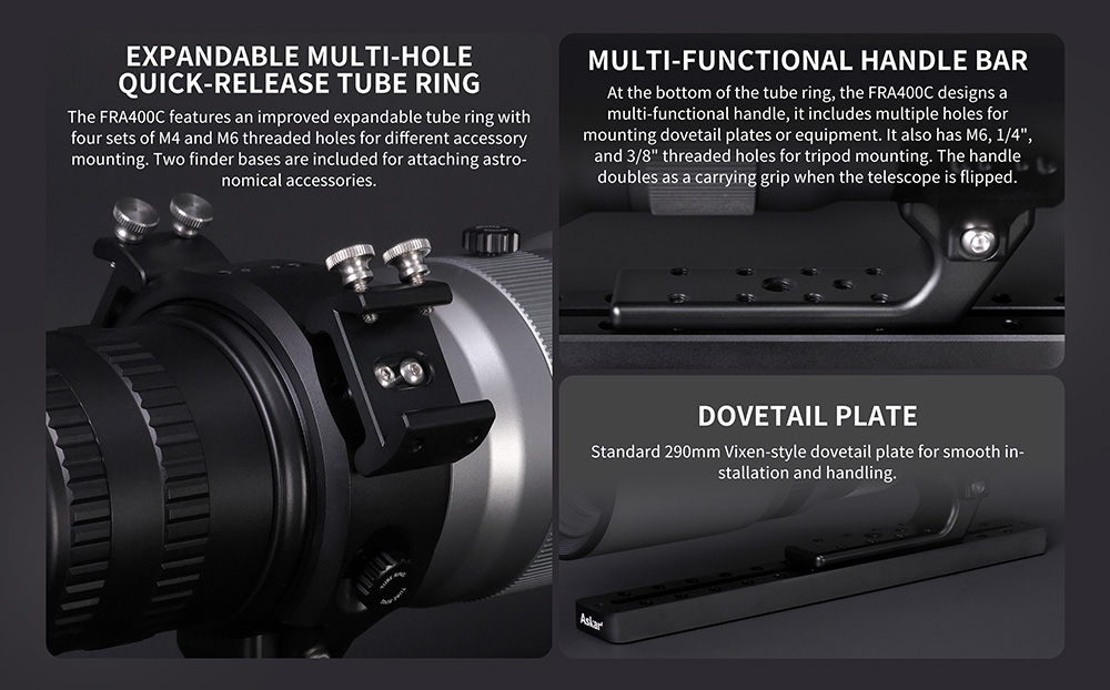 Askar FRA400C 72mm f/5.6 Quintuplet Petzval Astrograph | First Light Optics