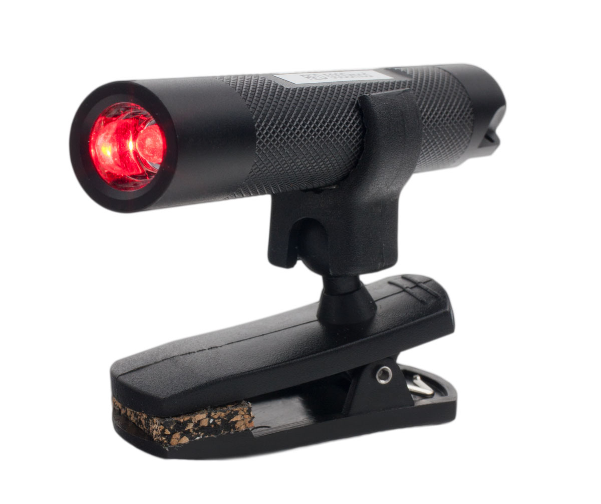 Catseye Red LED Clip On Light