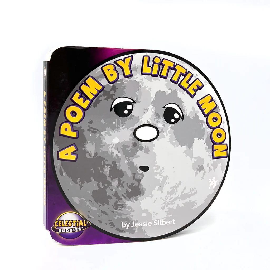 A Poem by Little Moon Board Book by Celestial Buddies | First Light Optics