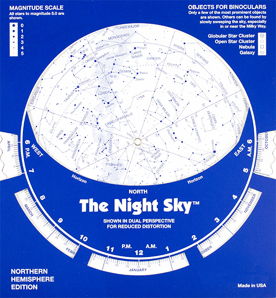 David Chandler Night Sky Planisphere Cardboard