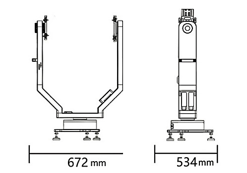iOptron HAZ130 Alt-AZ Strain Wave Gear Drive Mount | First Light