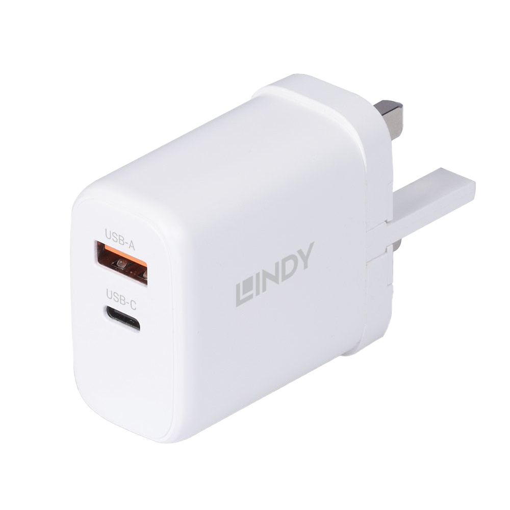 Lindy 65w usb type a c gan charger first light optics