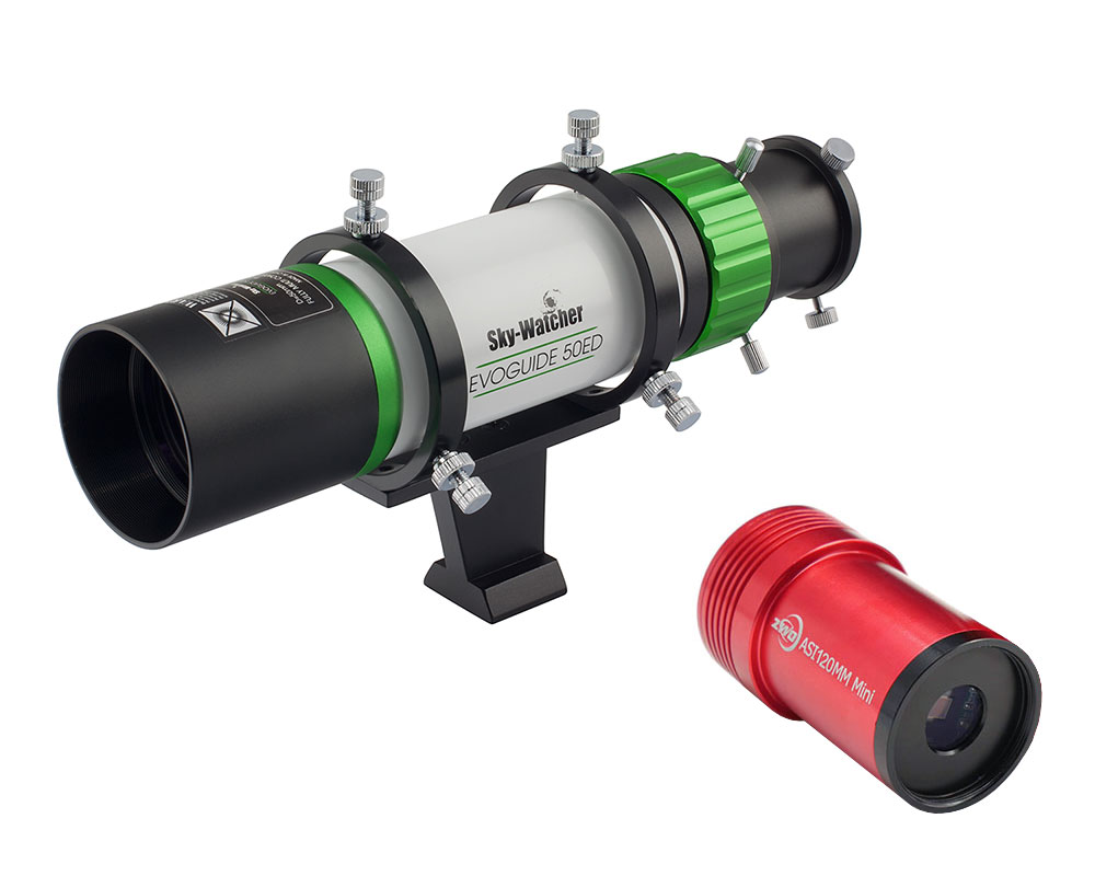 SkyWatcher EvoGuide 50ED Guidescope & ZWO ASI120MMMini Bundle First
