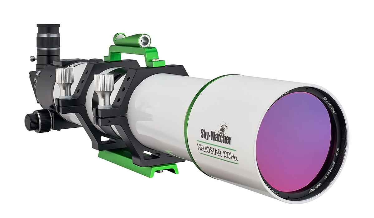 Sun Scope Sky-Watcher Heliostar-100Ha 100mm f/7.6 H-Alpha Solar Telescope | First ...