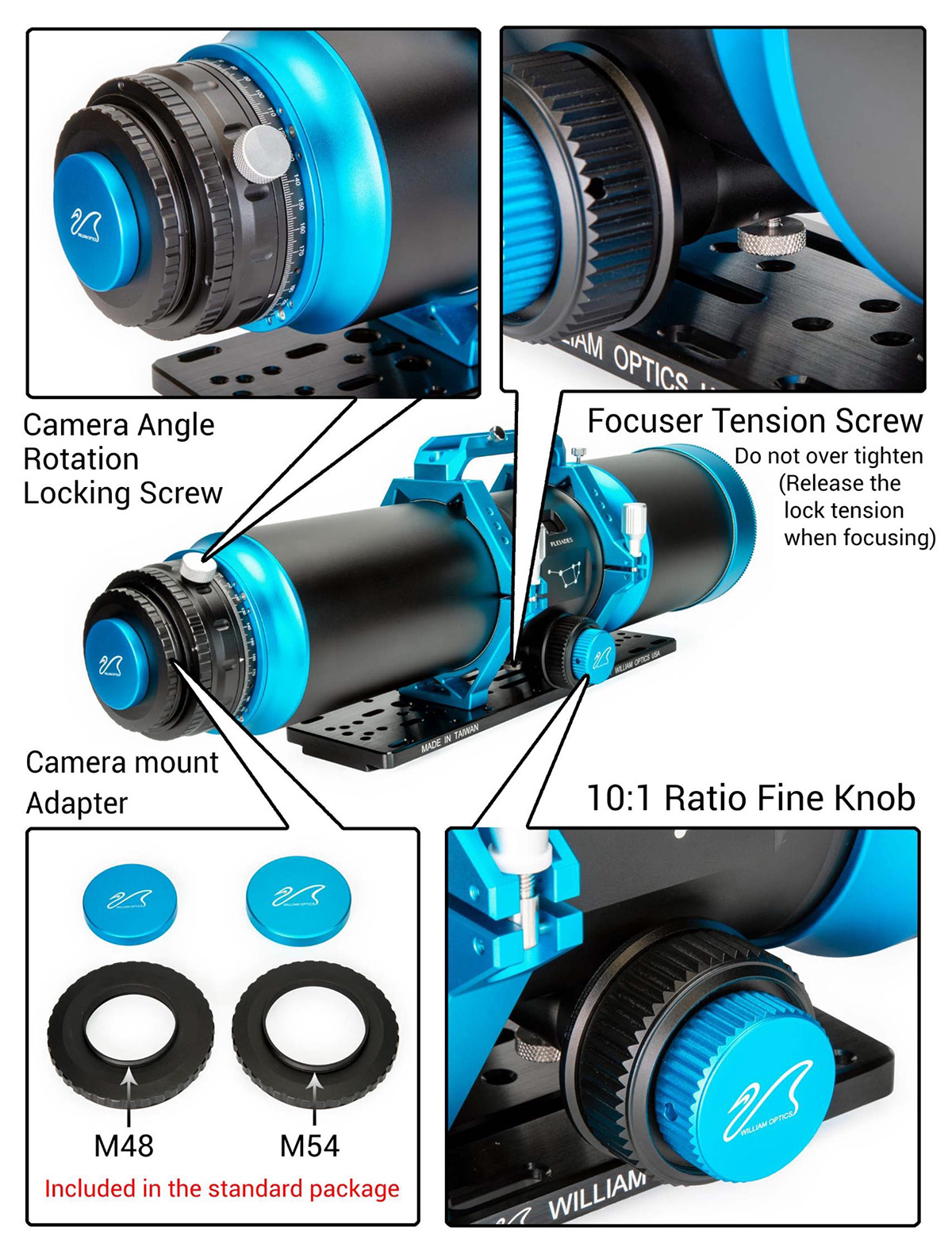 William Optics Pleiades 111 f/4.8 Astrograph | First Light