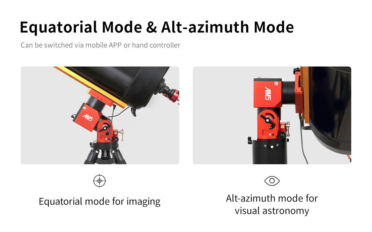 ZWO AM5n Harmonic Drive Equatorial Mount | First Light Optics ZWO AM5n Harmonic Drive Equatorial Mount | First Light Optics