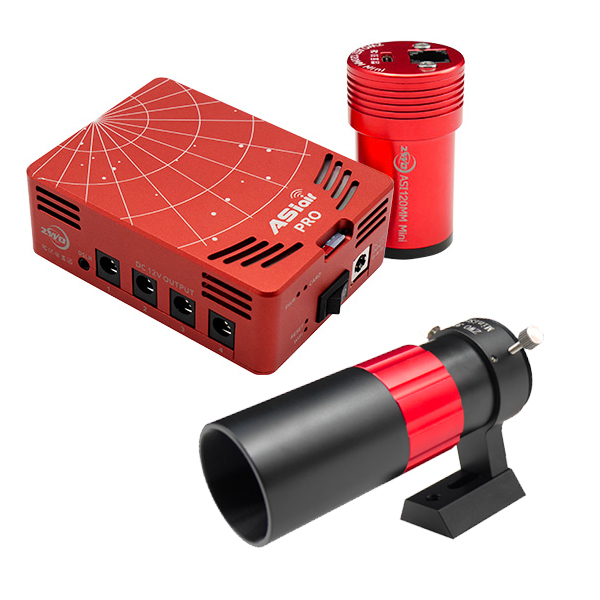 ZWO ASiair Pro, ASI120MMMini and Mini Guide Scope Bundle First Light