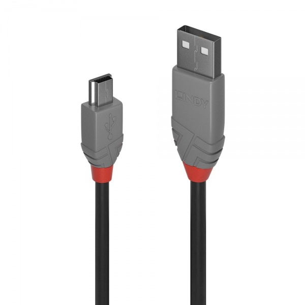 Lindy Anthra Line USB 2.0 A to Mini B Cable
