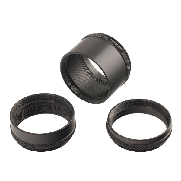 8-Piece M42 Telescope Spacer Kit - 3-30mm Extension Tubes For Astronomy