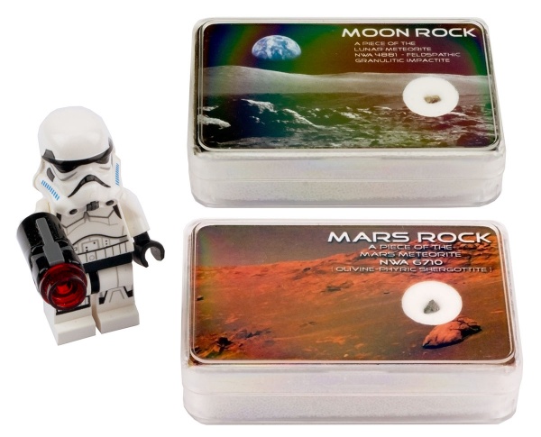 Lunar & Martian Meteorite Set