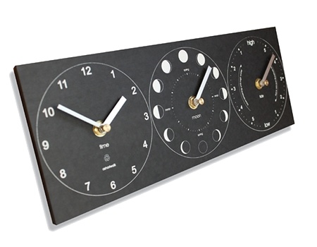 Moon Phase, Tide & Time Clock