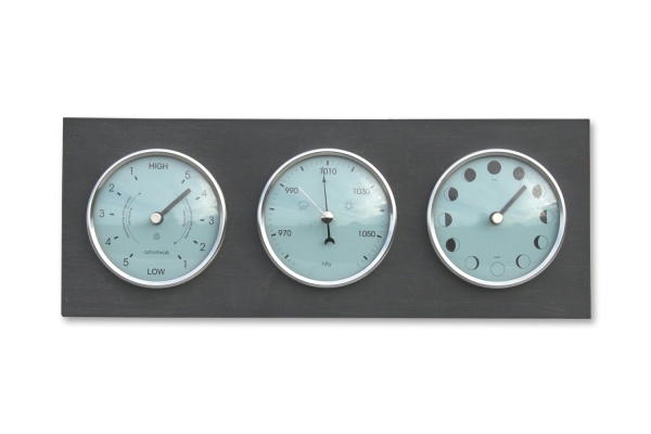 Moon Phase, Tide & Barometer Clock