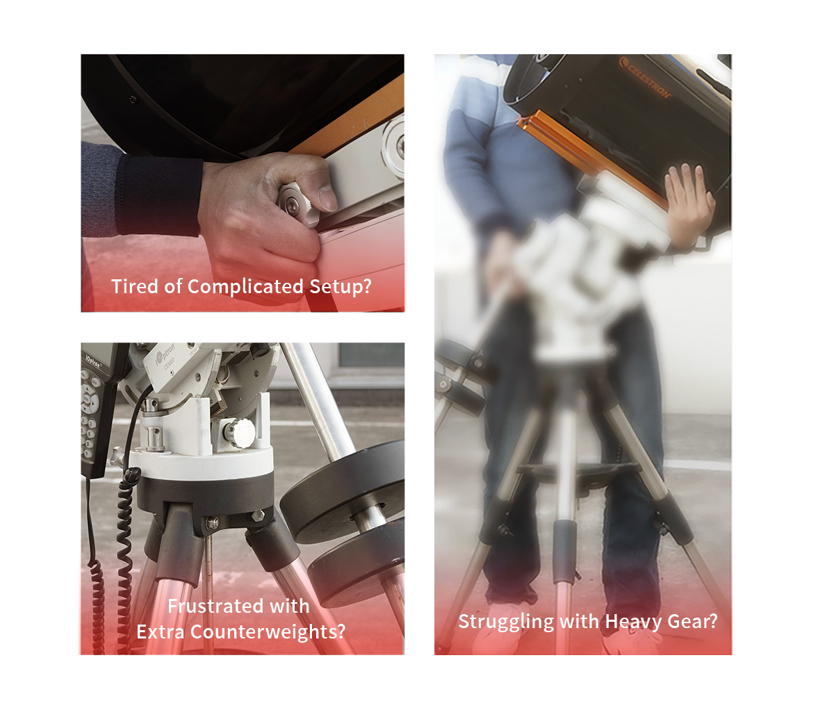 ZWO AM3N Harmonic Drive Equatorial Mount with TC40 Tripod